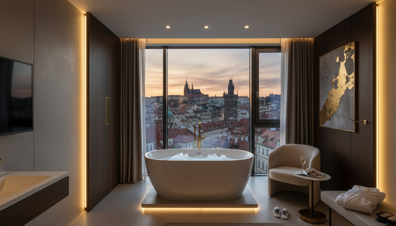 Hotell Med Boblebad I Praha